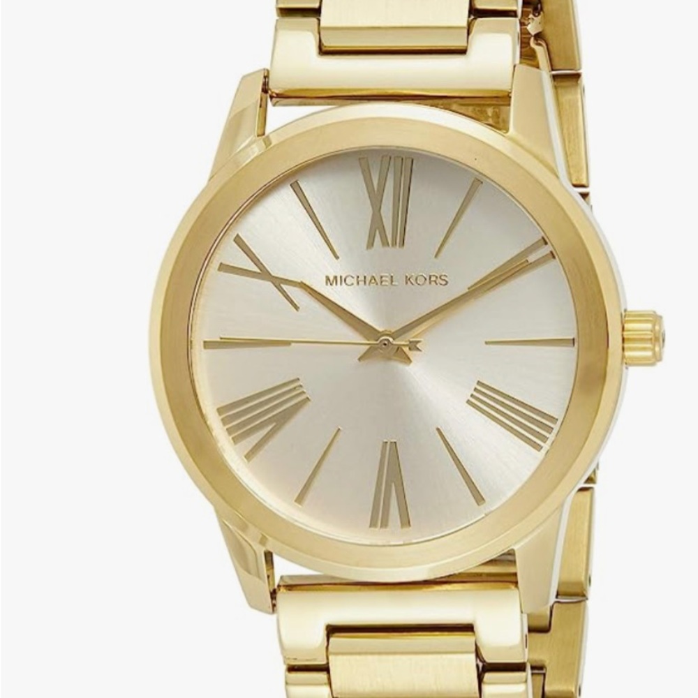 Michael Kors Stainless Steel Goldtone Watch #3490